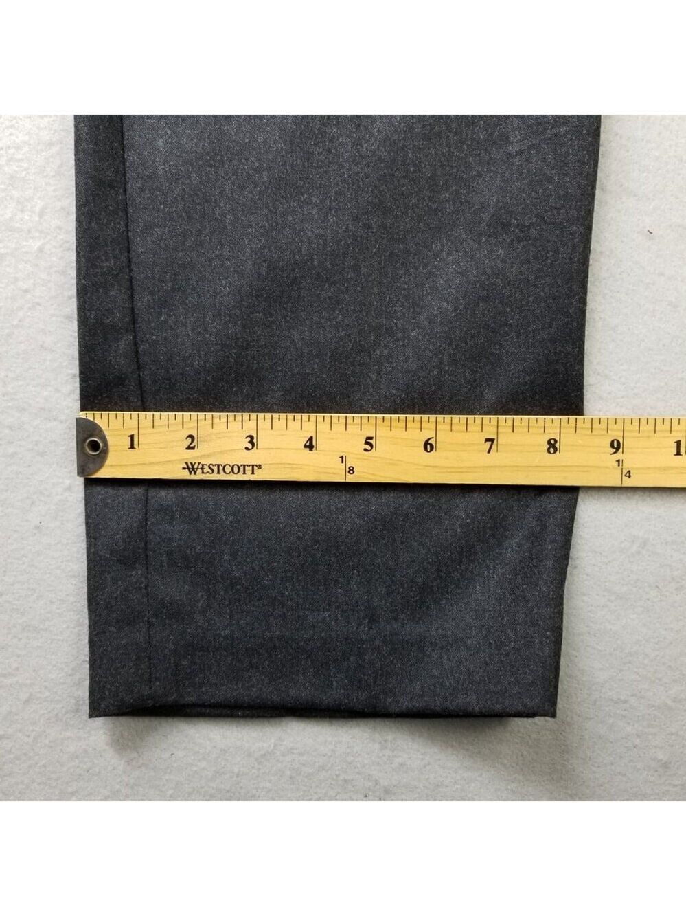 Banana Republic Pants Mens Gray Tapered Soft Virgin Wool Vitale Flannel 120's - Picture 6 of 12